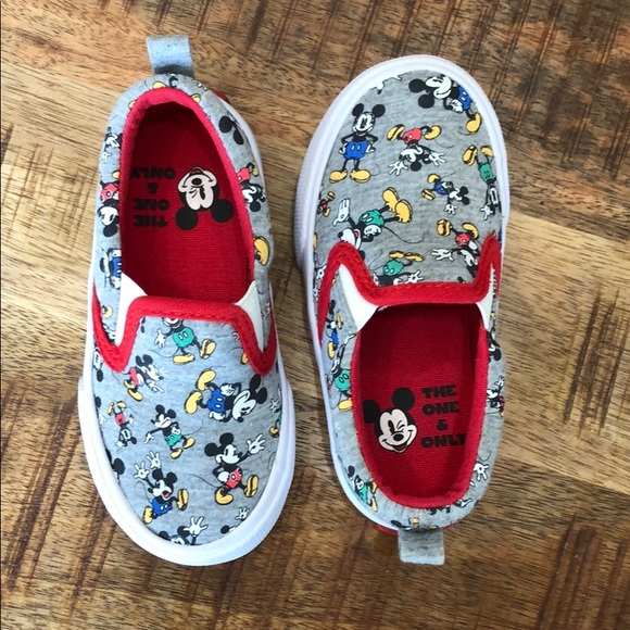mickey mouse slip on shoes toddler